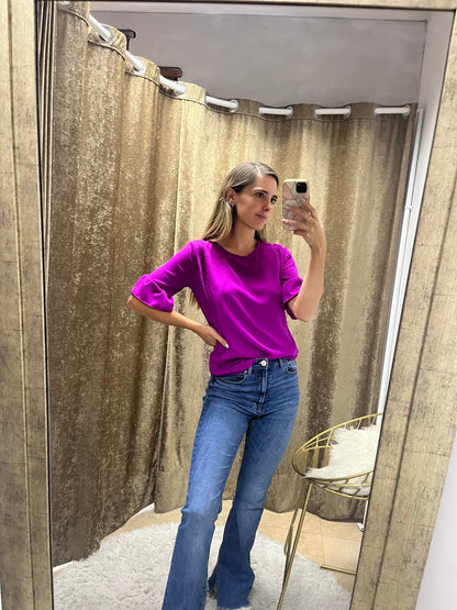 Blusa de lactancia Georgina, mulberry M