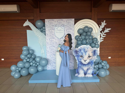 Vestido de maternidad Roberta, azul cielo Ponti Roma