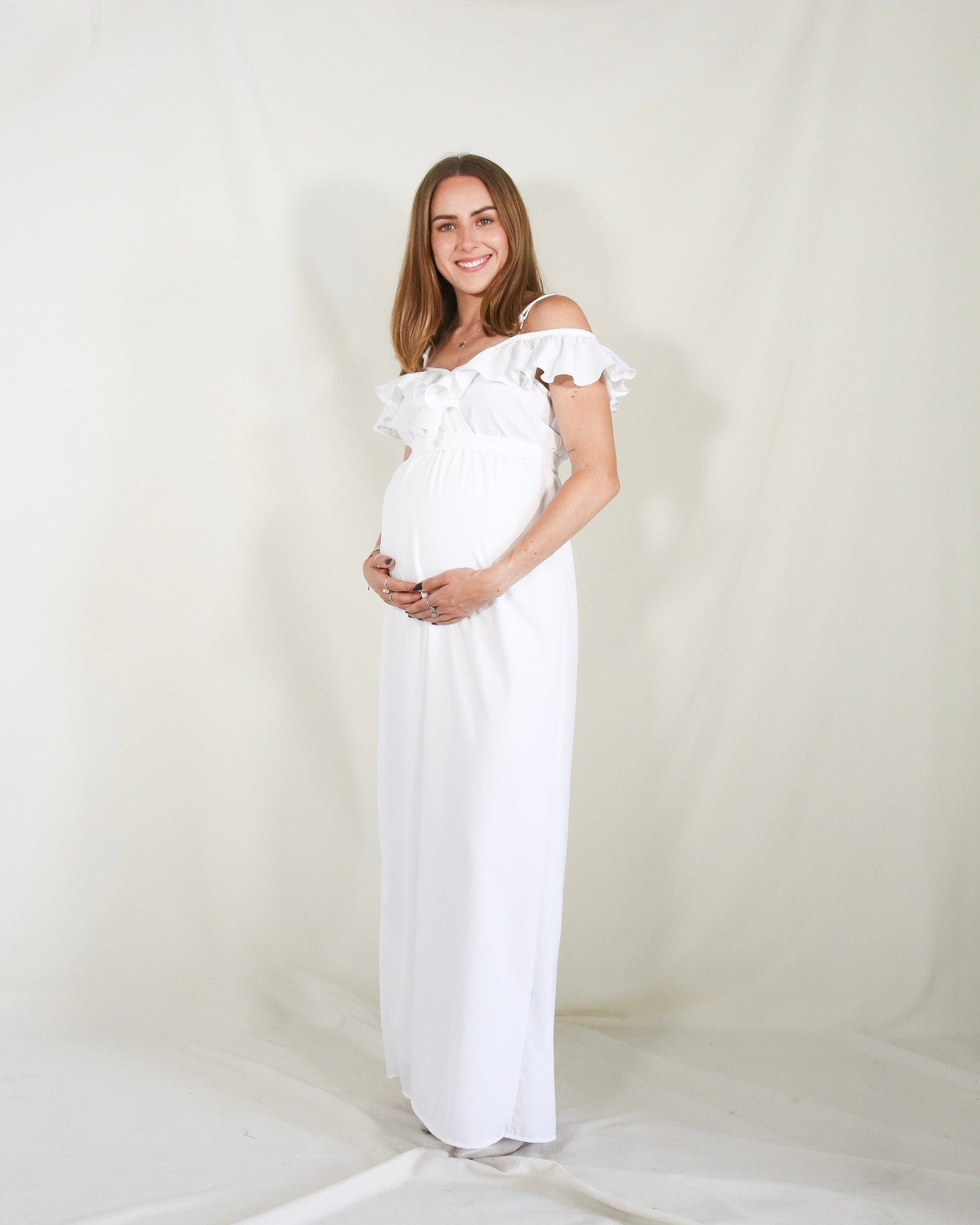 Vestido de maternidad Dayana ivory