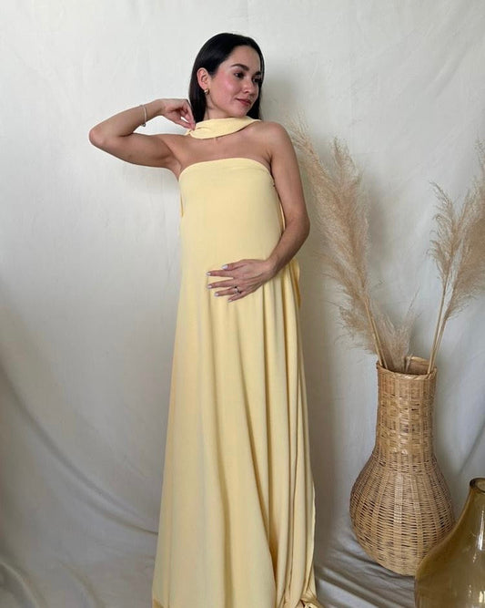Vestido de Maternidad, Adela amarillo