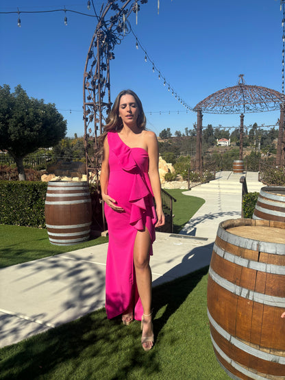 Vestido de maternidad, Britany Rosa Barbie XG