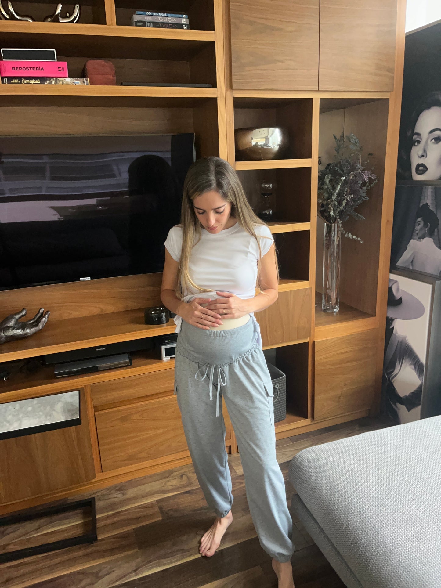 Pants de maternidad con bolsas (varios colores)