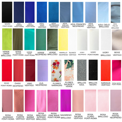Vestido de maternidad Arantza ivory neopreno