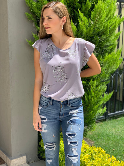 Blusa de lactancia andy bucarelli XG