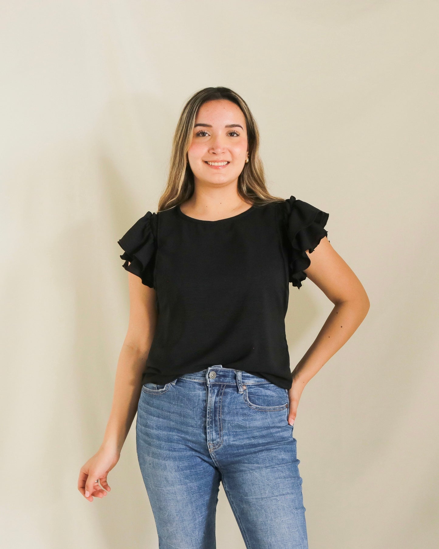 Blusa de lactancia, Adri negra CH a XG