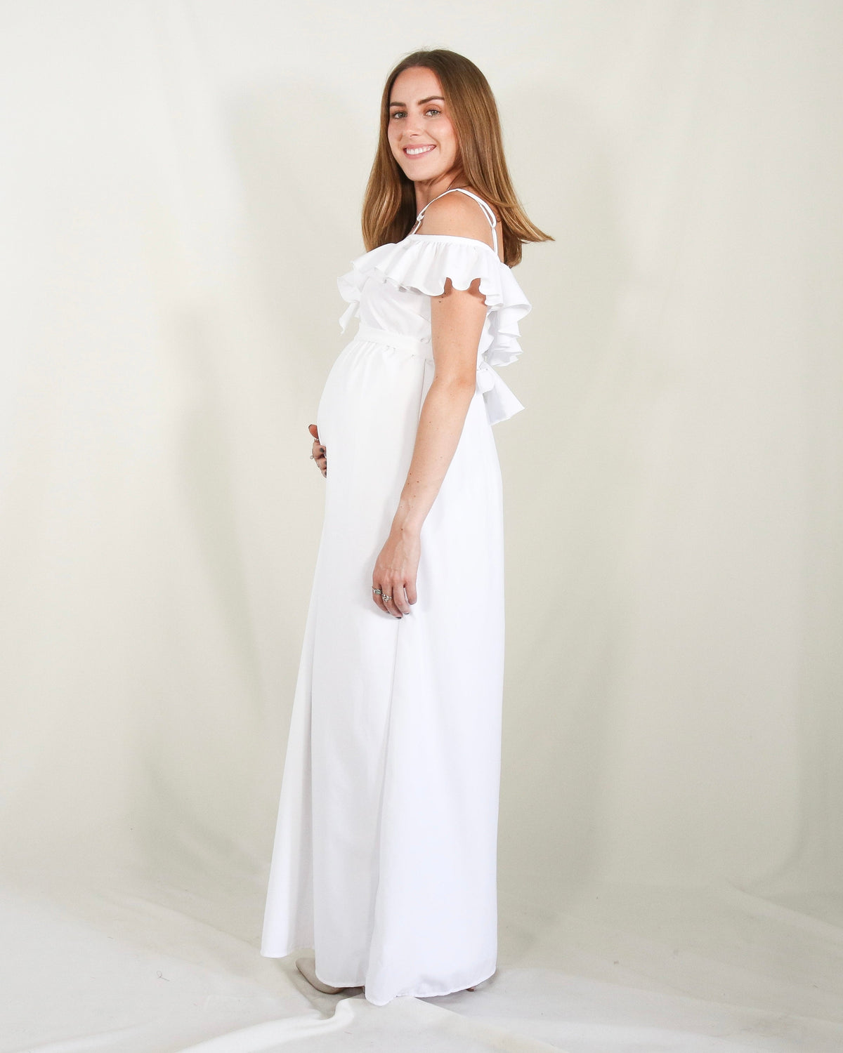 Vestido de maternidad Dayana ivory