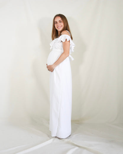 Vestido de maternidad Dayana ivory