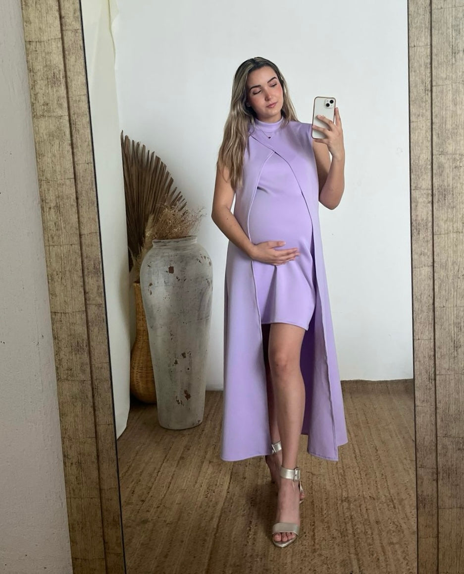 Vestido Maternidad Elena Lila