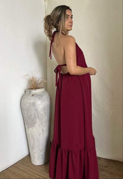 Vestido de Maternidad Elisa Vino