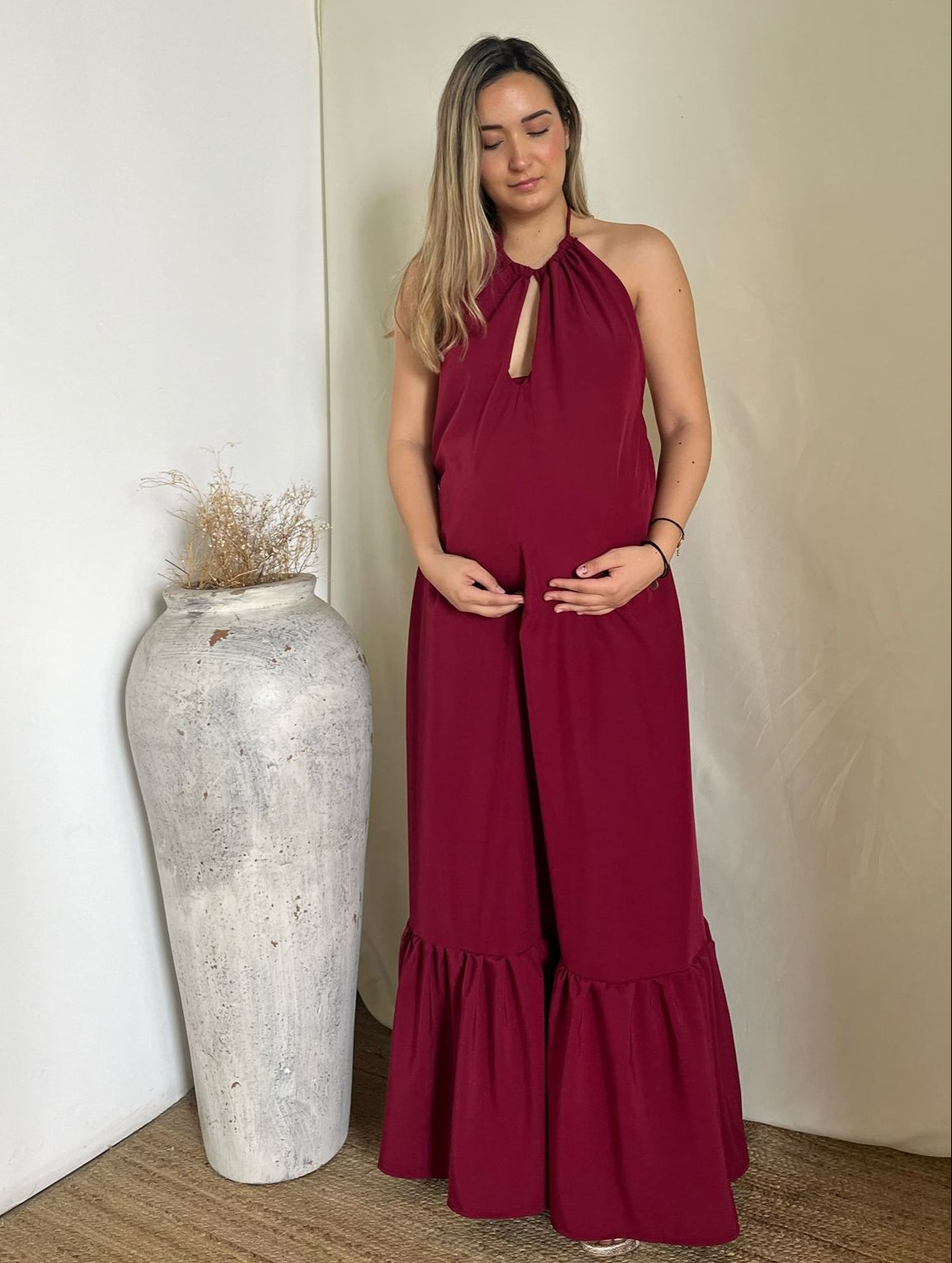 Vestido de Maternidad Elisa Vino