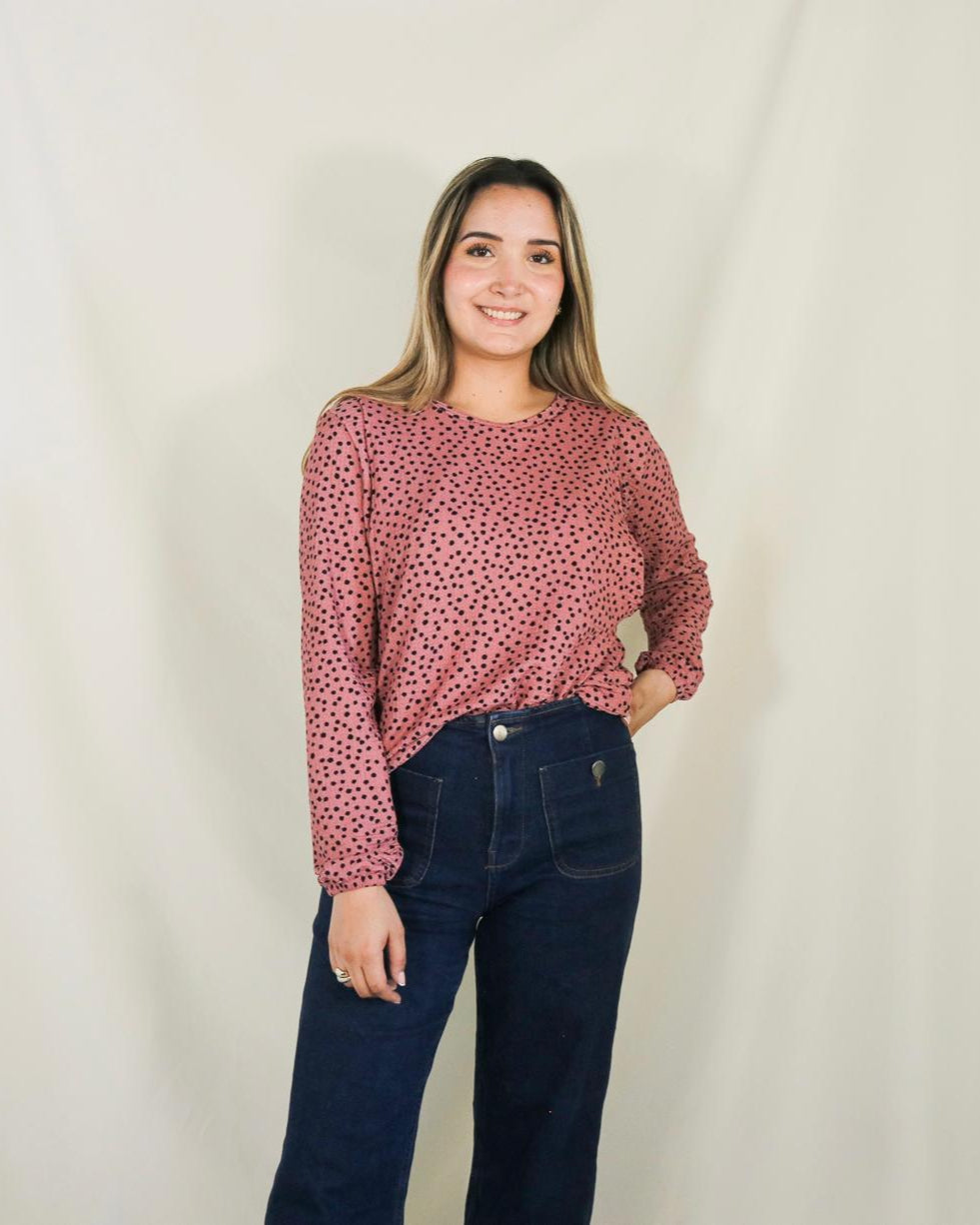 Blusa de Lactancia, Daniela dálmatas stretch G