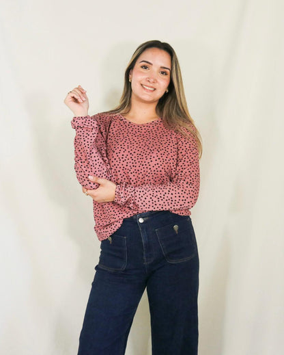 Blusa de Lactancia, Daniela dálmatas stretch G