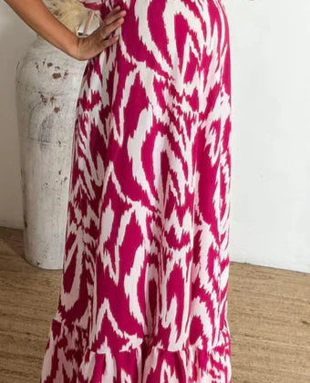 Tela zebra rosa