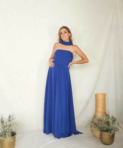Vestido de Maternidad, Adela Azul Rey