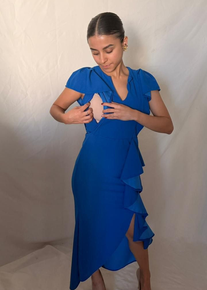 Vestidos matching azul cielo, Jessica azul vivo