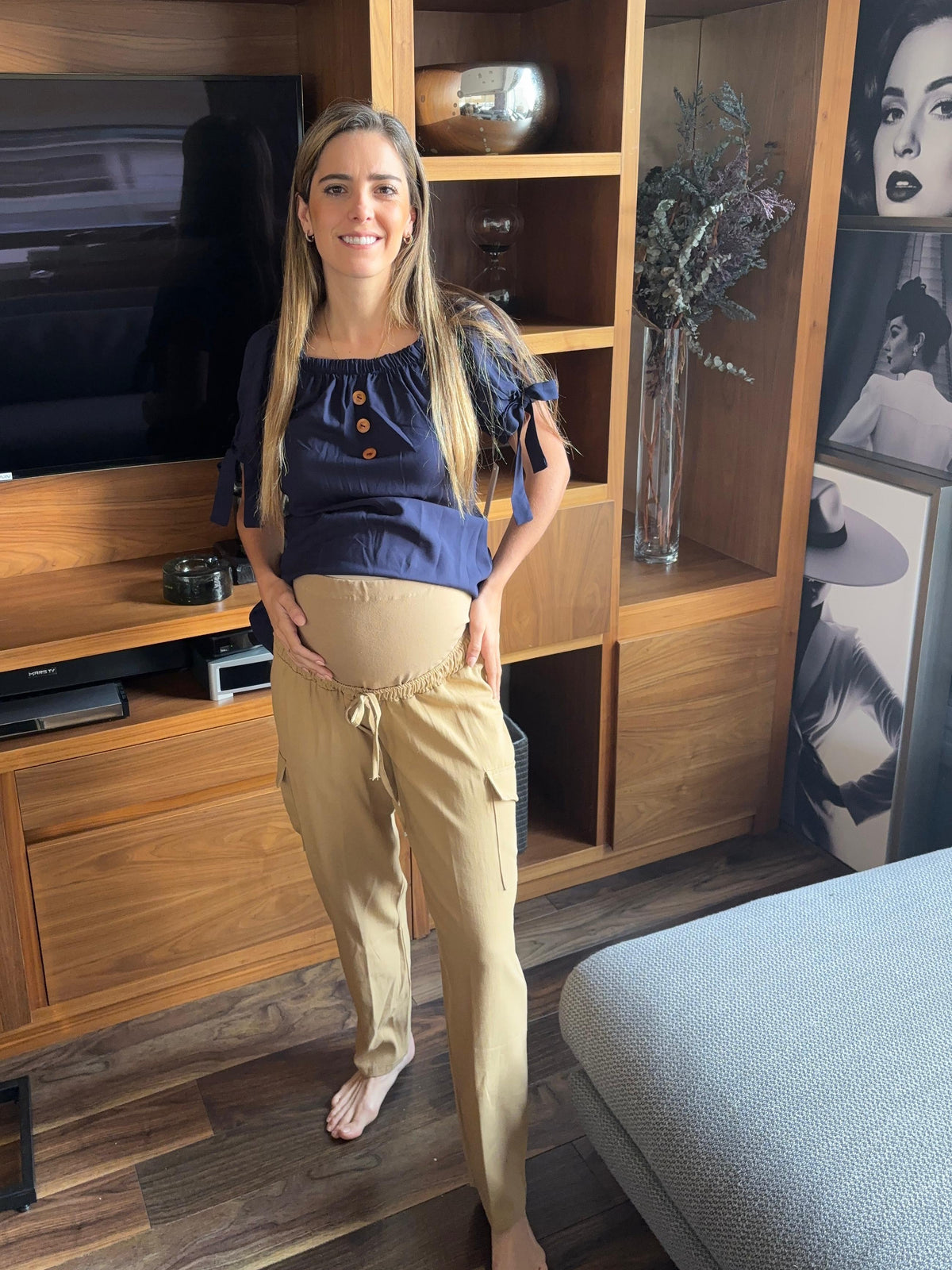 Pantalón de maternidad de manta (varios colores)