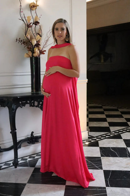 Vestido de Maternidad, Adela Rosa Barbie Flori