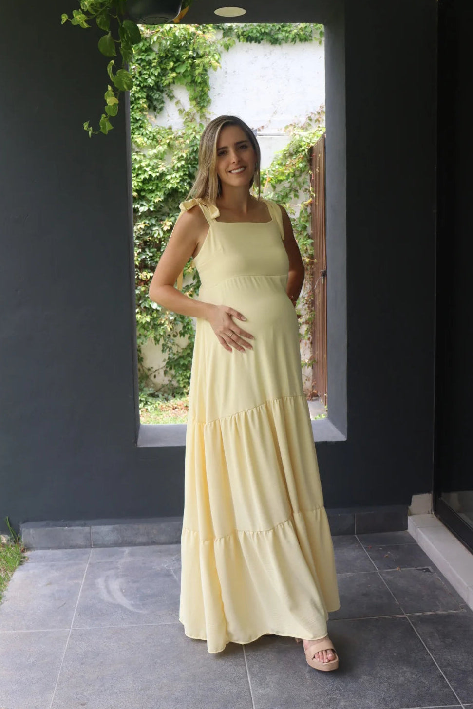 Vestido de Maternidad, Dalia Amarillo