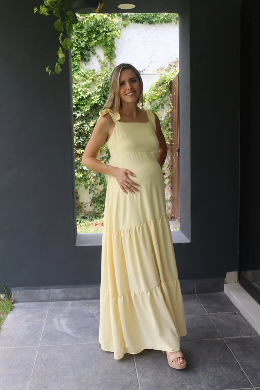 Vestido de Maternidad, Dalia Amarillo