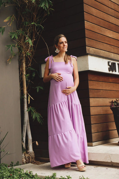 Vestido de Maternidad, Dalia Lila