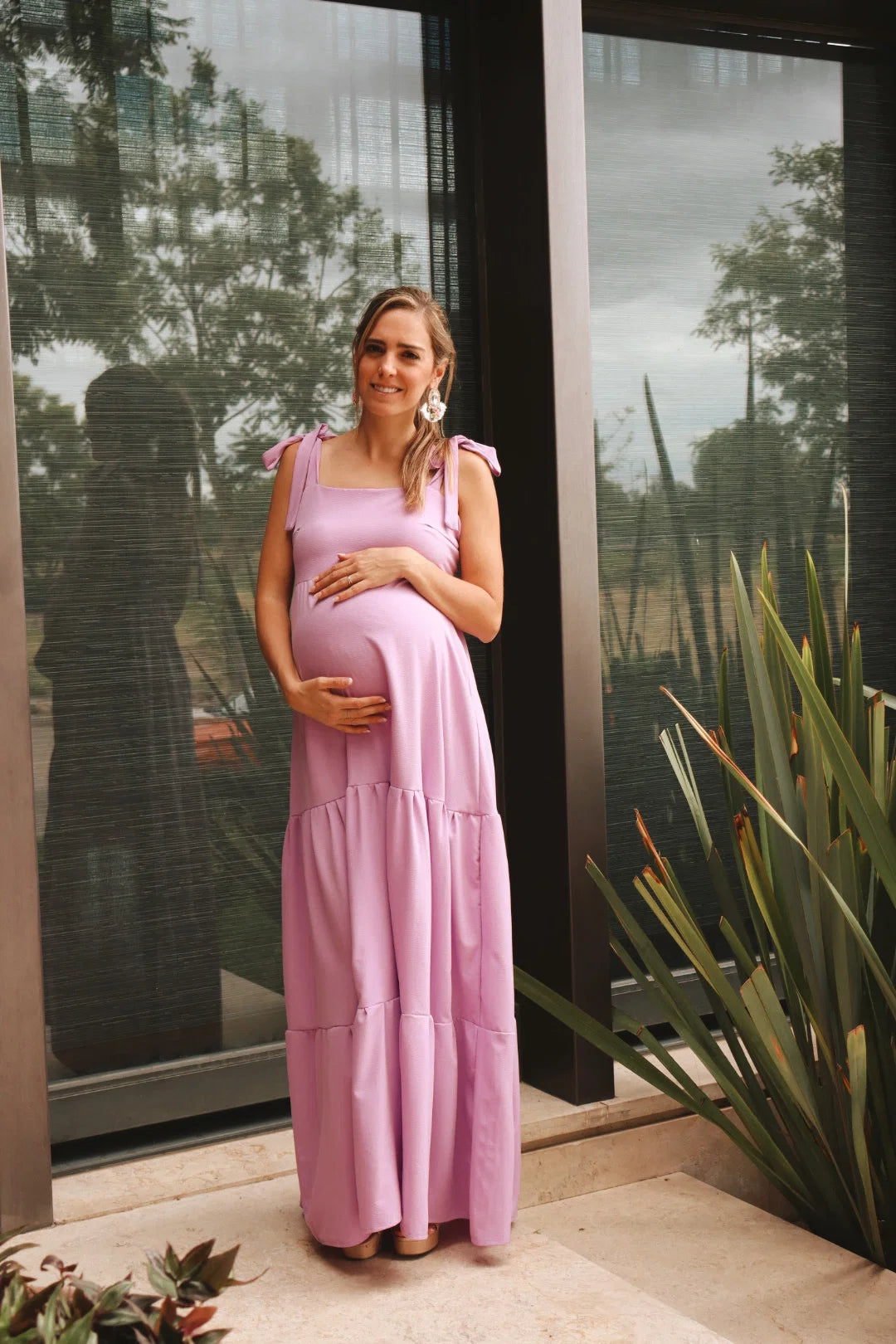 Vestido de Maternidad, Dalia Lila