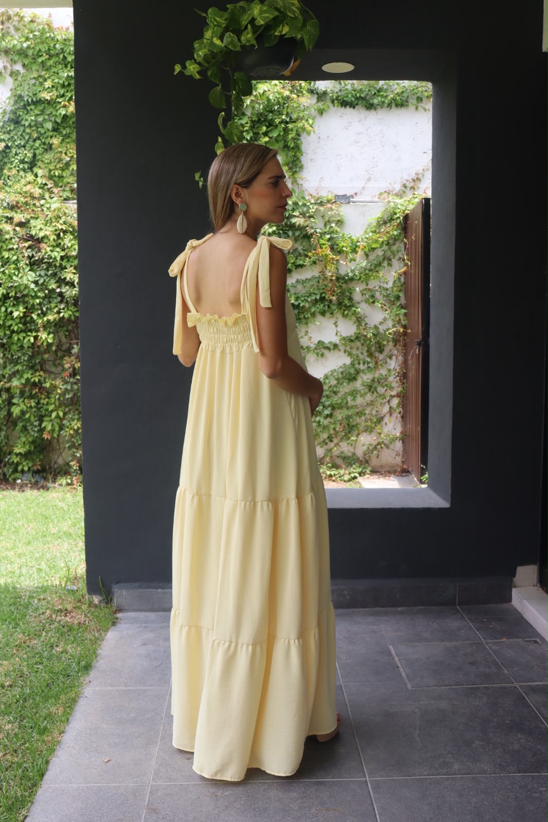 Vestido de Maternidad, Dalia Amarillo