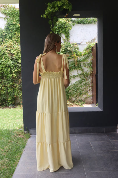 Vestido de Maternidad, Dalia Amarillo