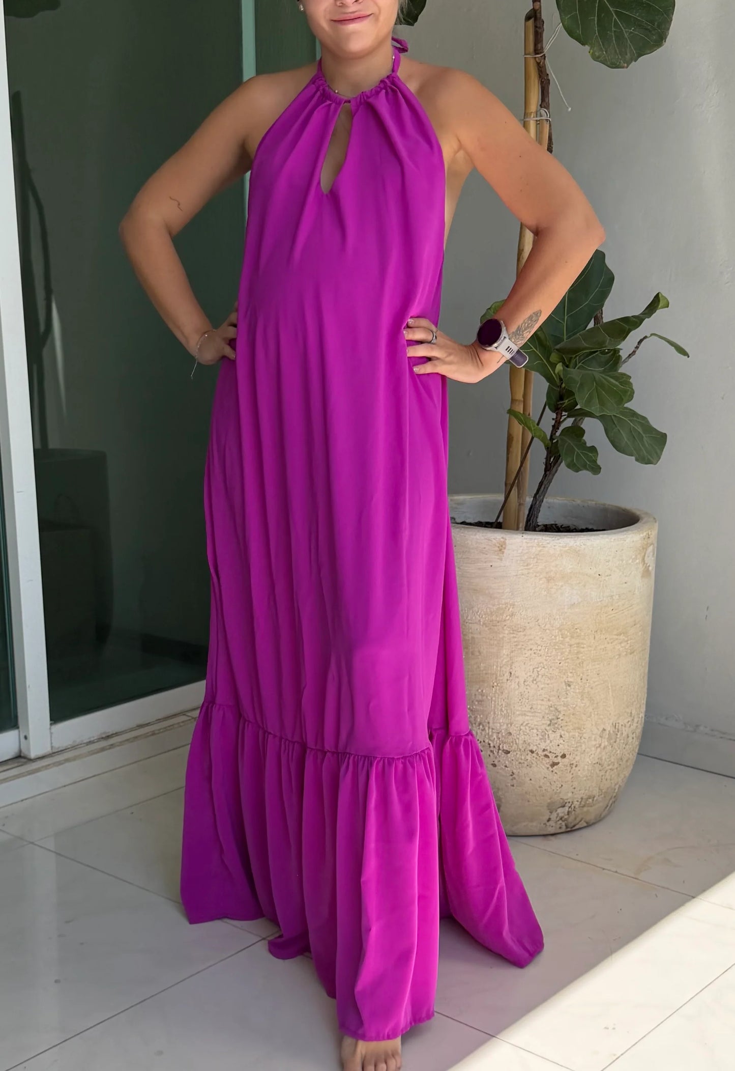 Vestido de Maternidad Elisa Mulberry