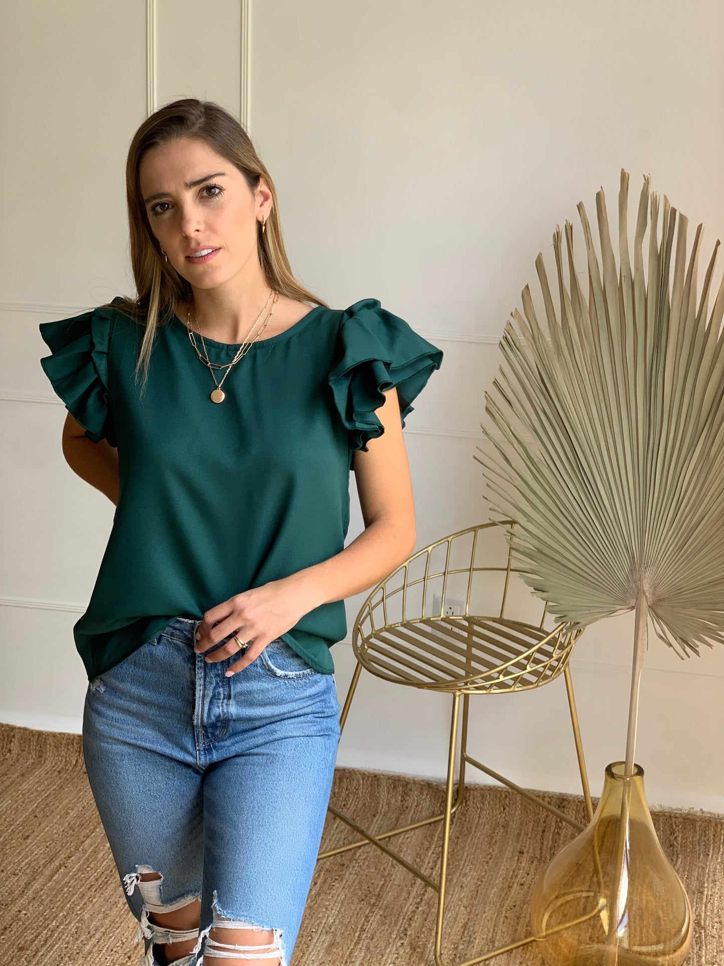 Blusa de lactancia, Adri verde CH y XG