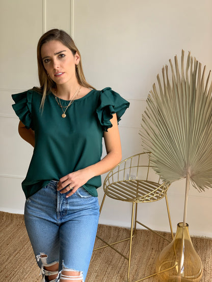 Blusa de lactancia, Adri verde CH y XG