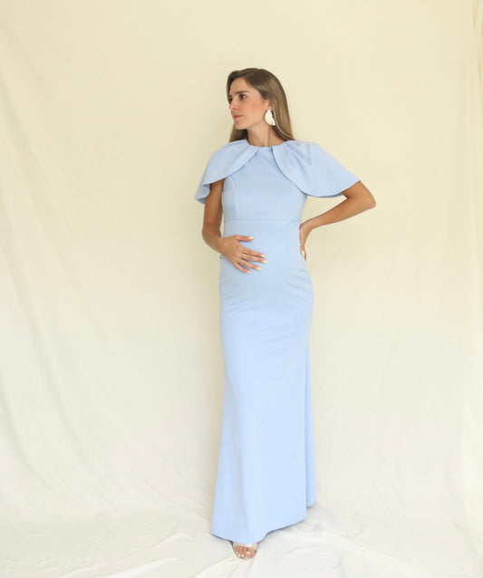 Vestido de maternidad, Anastacia azul neopreno M