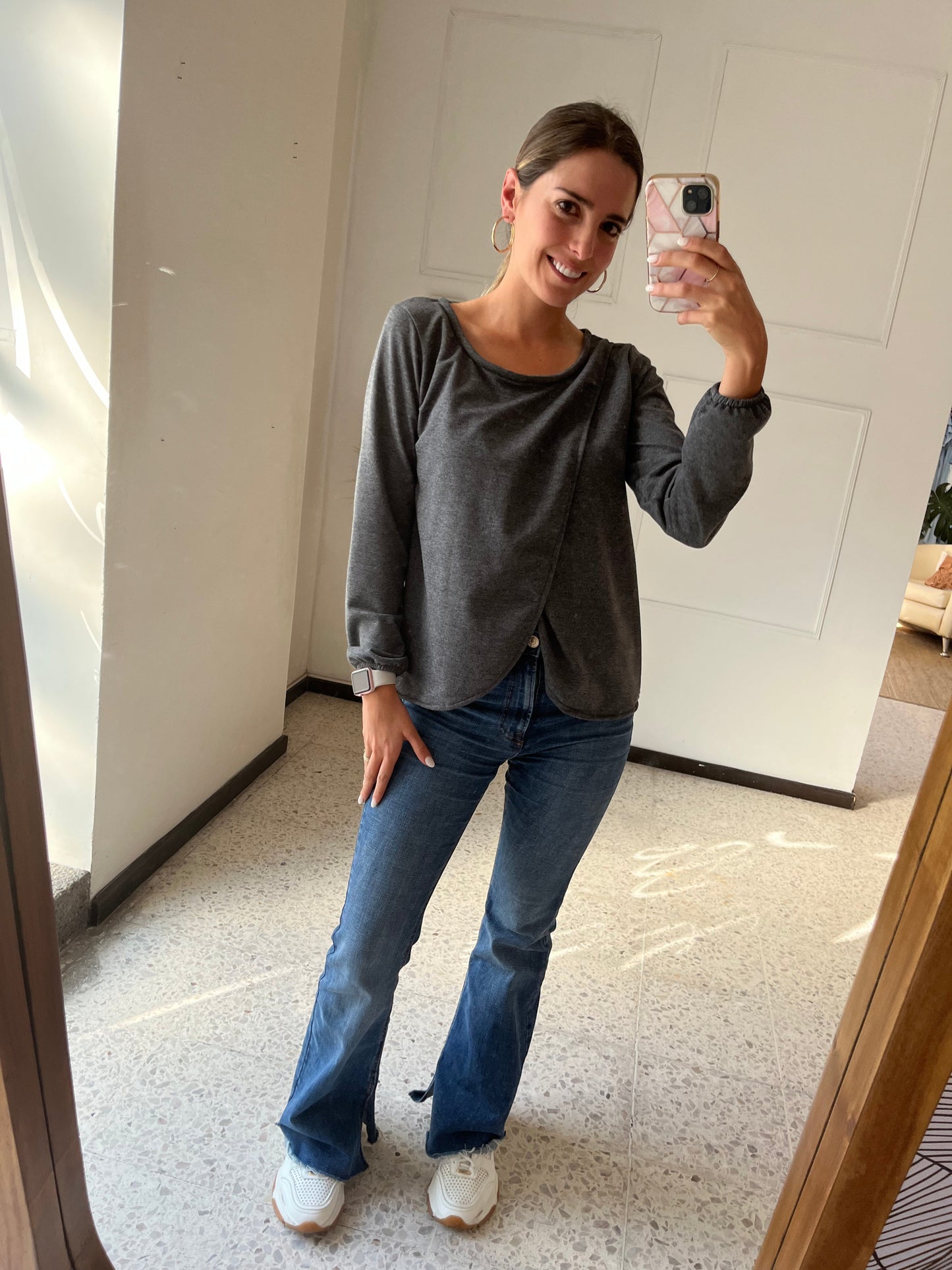 Suéter Diana, gris