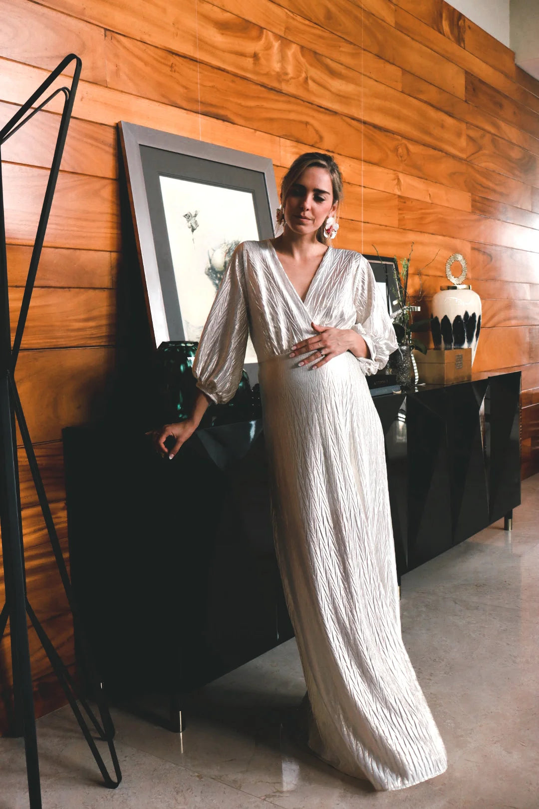 Vestido de Maternidad Nicole Dorado
