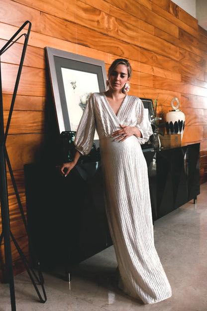 Vestido de Maternidad Nicole Dorado