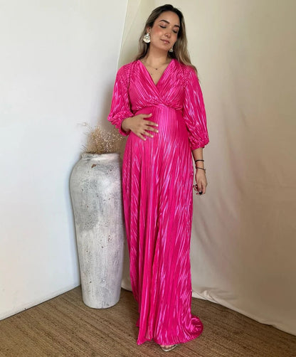Vestido de Maternidad Nicole Rosa