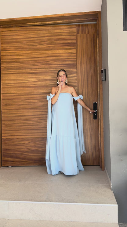 Vestido de Maternidad Kalisi Azul Jaspe