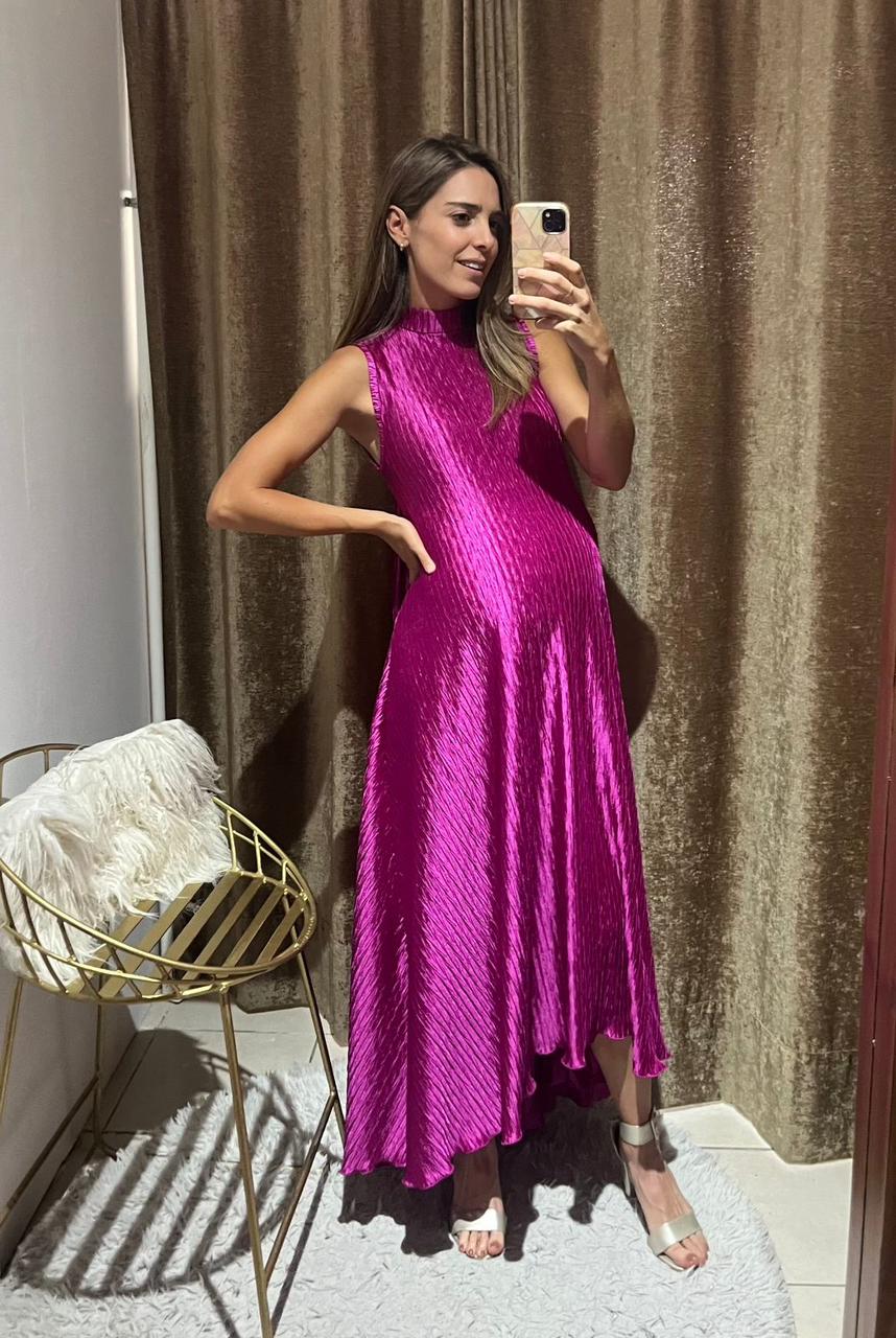 Vestido de Maternidad Sonia, Mulberry