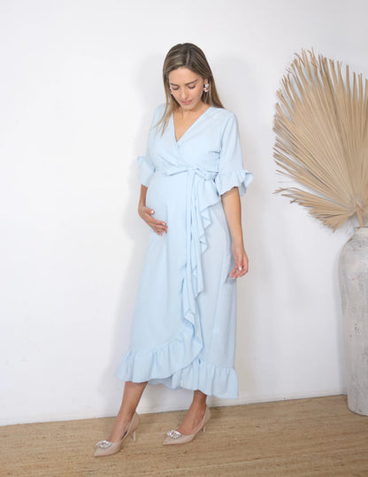 Vestido de Maternidad Ursula Azul Montparnasse